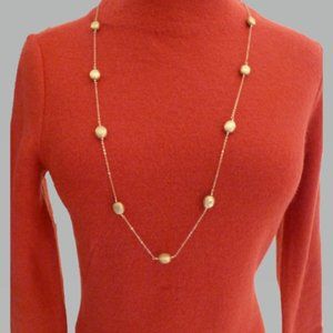 Athena Designs Gold Tone Necklace with Stations